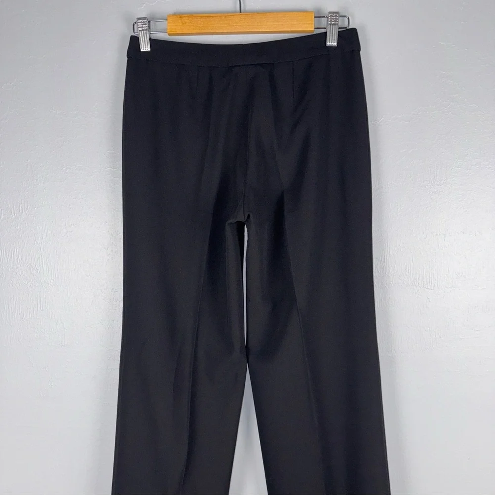 Emporio Armani‎ Black 100% Virgin Wool Made in Italy Slacks Pants Trousers 38